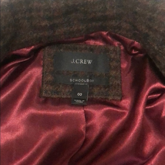 JCrew Schoolboy Blazer with jeweled collar - Picture 3 of 6